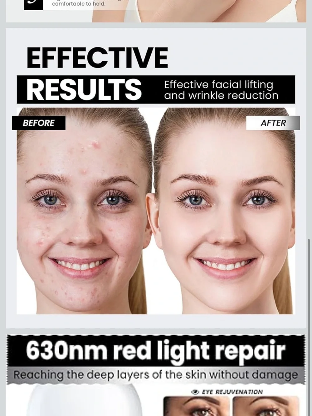 NWB Hunvva Microcurrent Facial Device,Latest Red Light Technology
